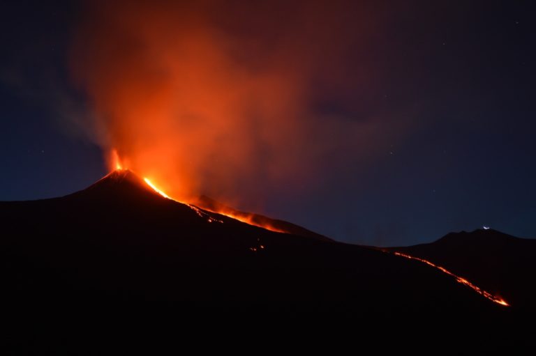 Cabello de Pele en el volcán de La Palma