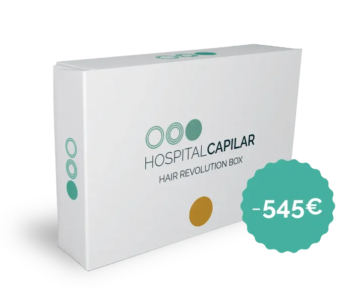 Hair Revolution Box Gold+ de Hospital Capilar con descuento de 545 euros