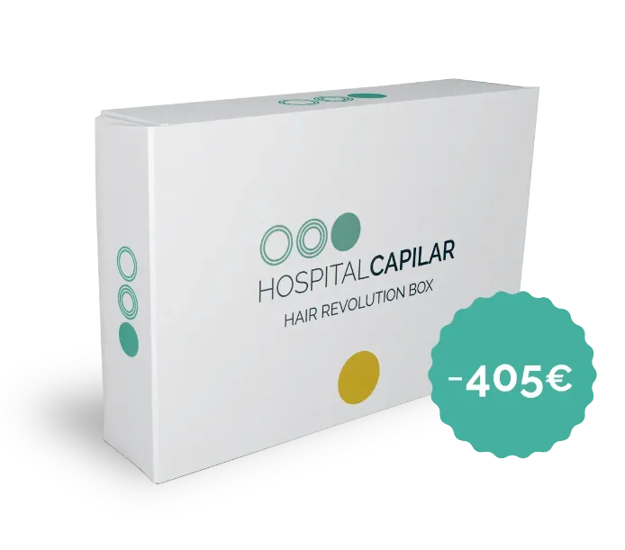Hair Revolution Box Gold+ de Hospital Capilar con descuento de 405 euros