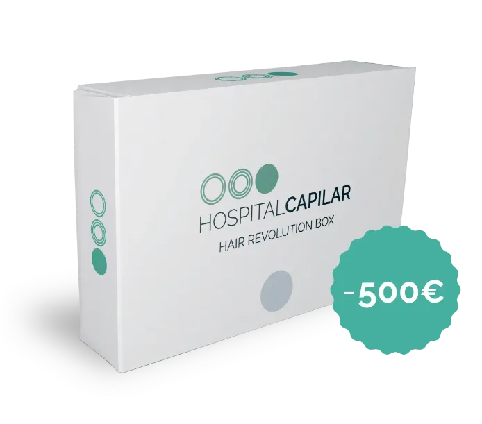 Hair Revolution Box Platinum de Hospital Capilar con descuento de 500 euros